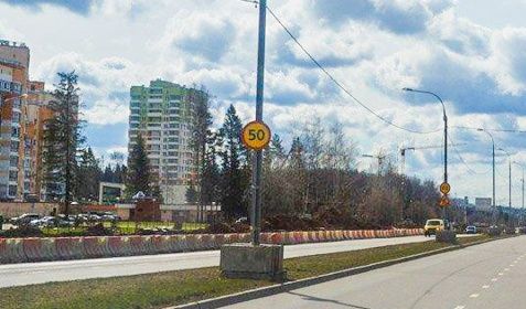 С 20 ноября на Кутузовском шоссе введено ограничение движения