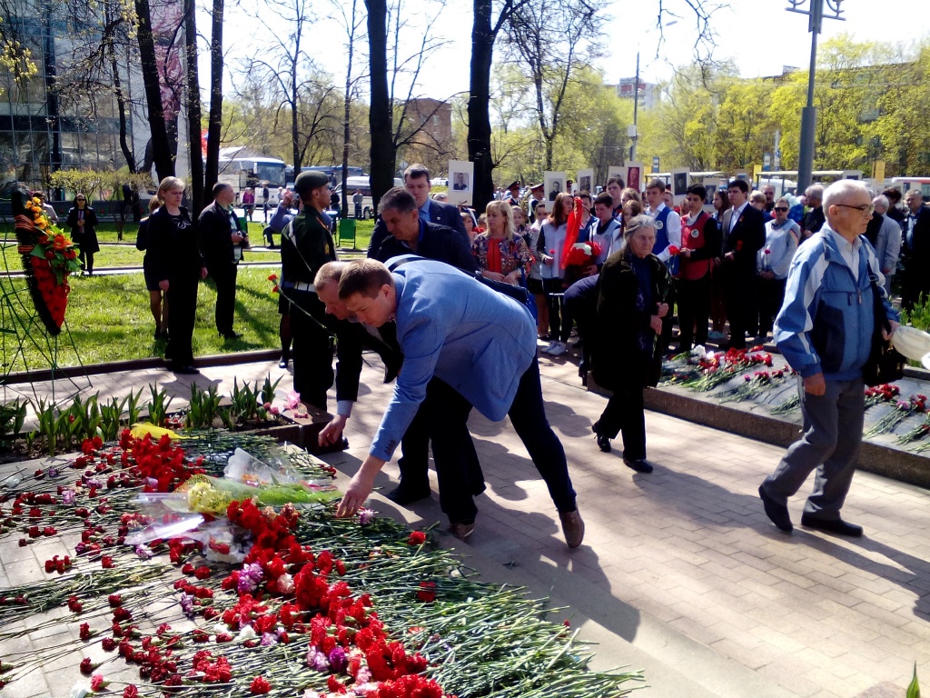 В Крюково почтили память бойцов, защищавших Москву