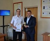 Представитель ОС при УВД по ЗелАО поздравил сотрудников ГИБДД Зеленограда 
