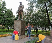 Управа Крюково продолжила цикл акций по уходу за памятниками героям войны