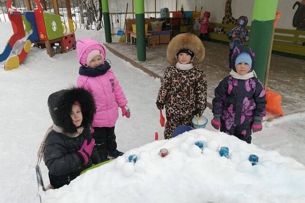 Для крюковских дошколят провели неделю зимних игр