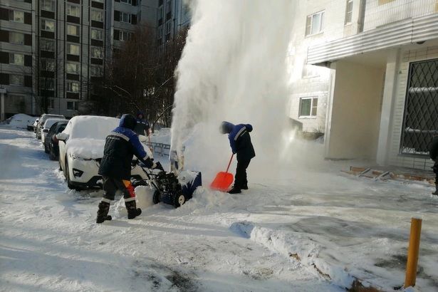 Свыше 5 000 кубометров снега вывезли с территории района 11-15 февраля