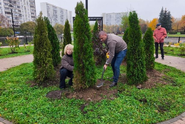 В Крюково продолжается акция «Цветы Москвы»