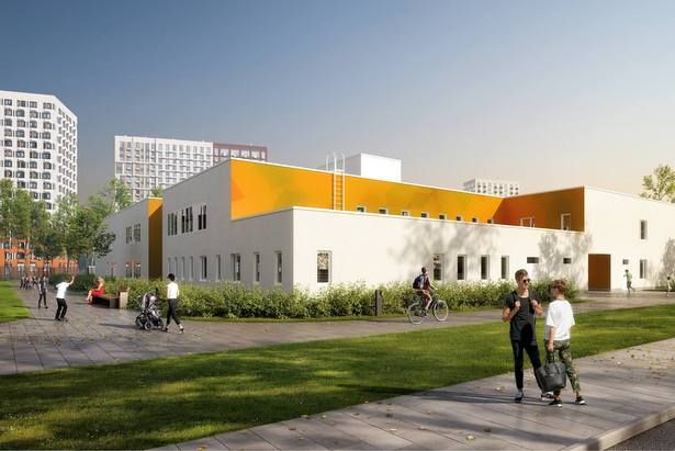 Двухэтажный детский сад на 250 мест возводят в Крюково