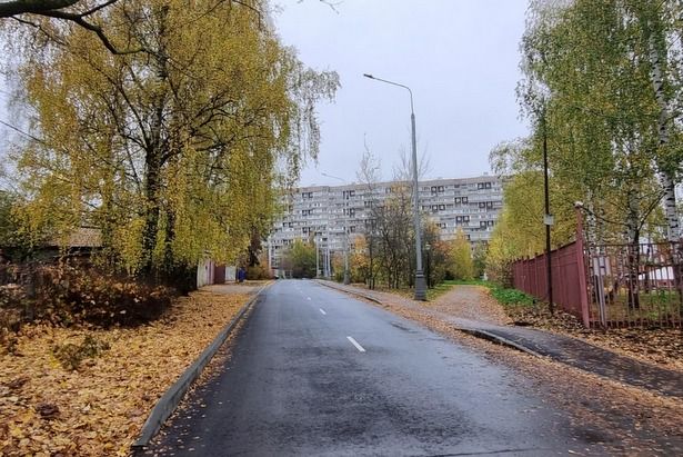 Улица Заречная в Крюково получила современный облик после реконструкции