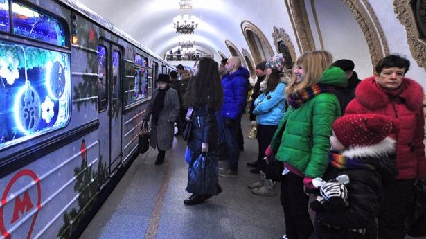В первые дни 2017 года пассажиропоток в метро вырос на 17%