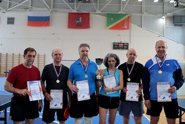 Крюковчане победили на соревнованиях по настольному теннису