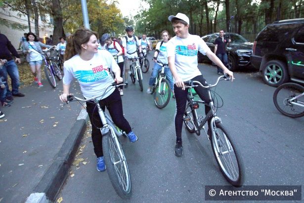 В Москве на выходных прошел велопробег «Спорт против ВИЧ» 