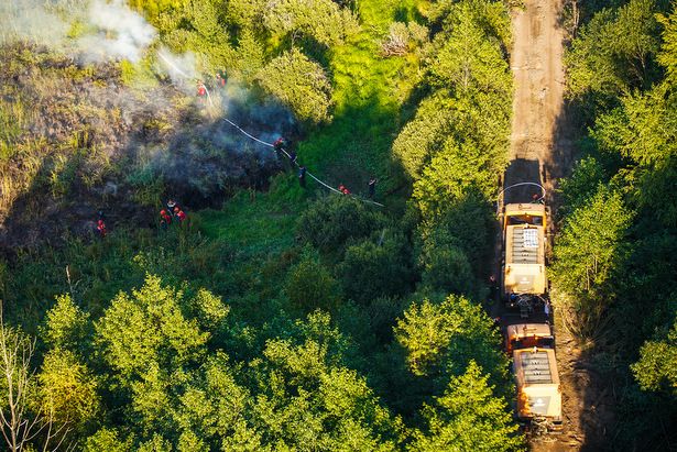 Собянин рассказал о помощи московских спасателей в борьбе с огнем в Рязанской области