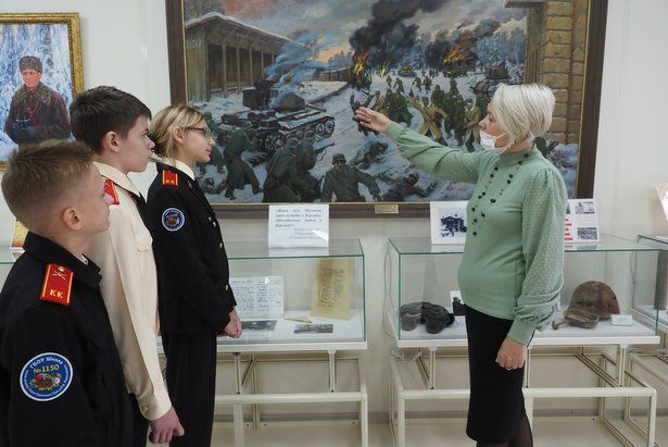 Посвящённую началу битвы под Москвой экскурсию организовали в музее школы № 1150