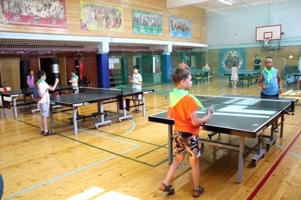 Ребята из «Московской смены» провели день за теннисными столами