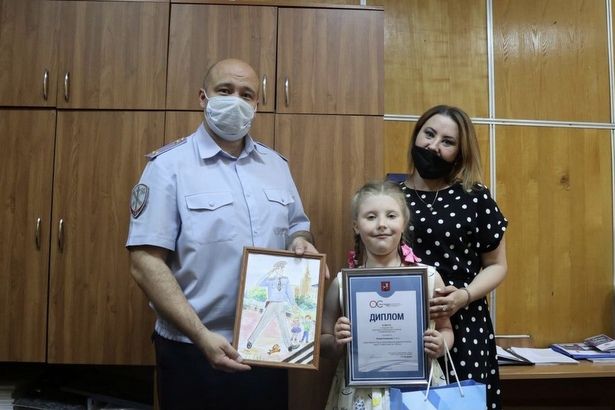 В зеленоградском УВД наградили призёра конкурса «Полицейский Дядя Степа»