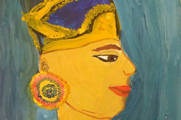 Крюковские художники создали галерею Нефертити