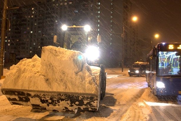 За выходные с территории Крюково вывезено более 2000 кубометров снега