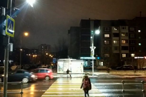 Пешеходный переход на улице Каменка в Крюково стал безопаснее