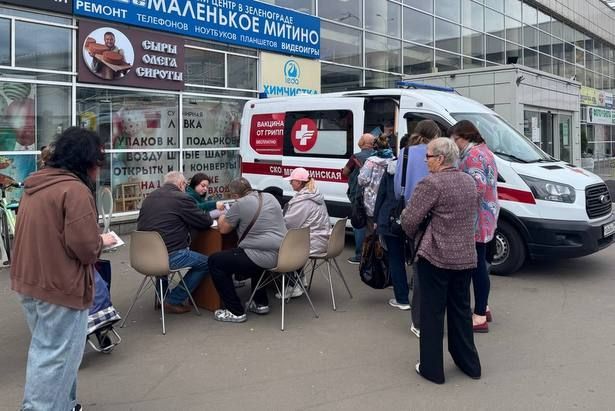 В Зеленограде продлевается работа мобильного пункта вакцинации от гриппа