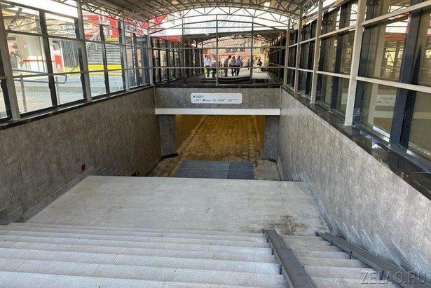 Стартовало строительство пандусов к тоннелю на станции «Зеленоград-Крюково»