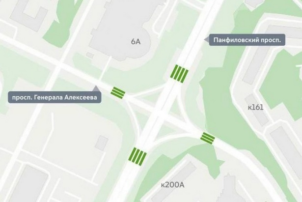 Новые наземные переходы на Панфиловском проспекте: ЦОДД представил проекты
