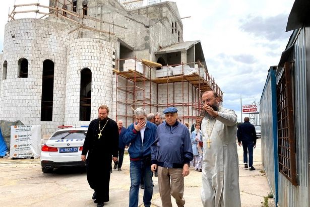 На Георгиевском проспекте ведется строительство храмового комплекса