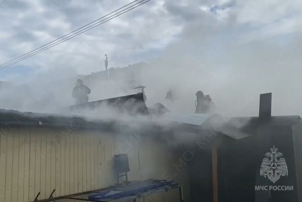 Крупный пожар уничтожил чайхану в Андреевке
