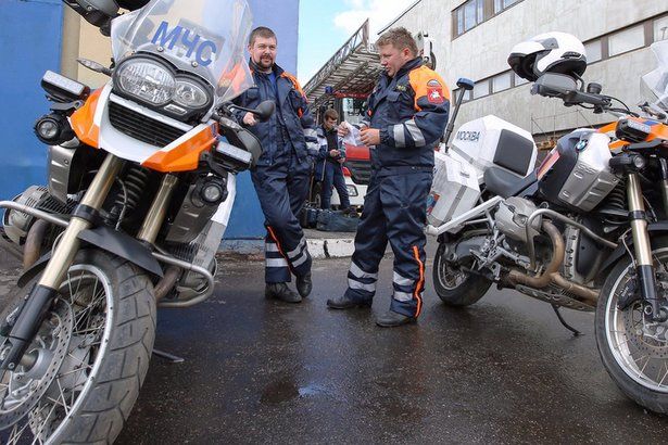 Мотоциклисты экстренного реагирования подготовлены к выполнению своих задач