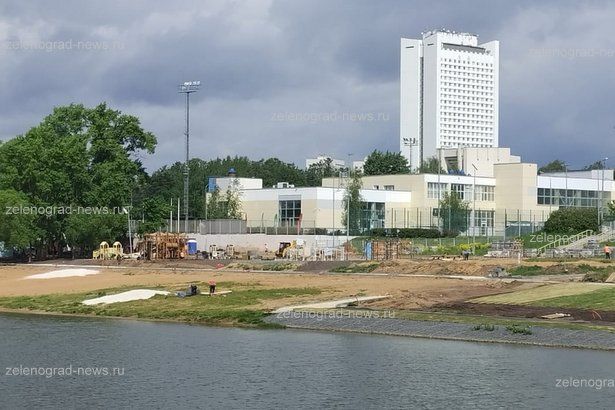 Новый облик Большого городского пруда: современные детские и спортивные площадки