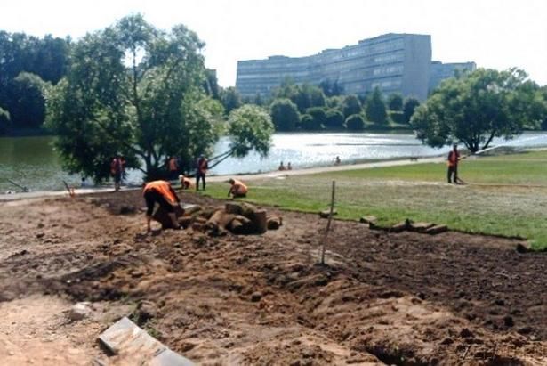 Новый облик зоны отдыха: как меняется территория Большого городского пруда