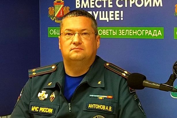 Гость студии Антонов А.В., заместитель начальника ОНПР Управления по ЗелАО ГУ МЧС России по г. Москве