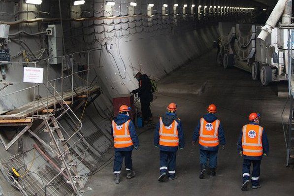 Андрей Бочкарев: На станции «Терехово» БКЛ метро завершаются монолитные работы