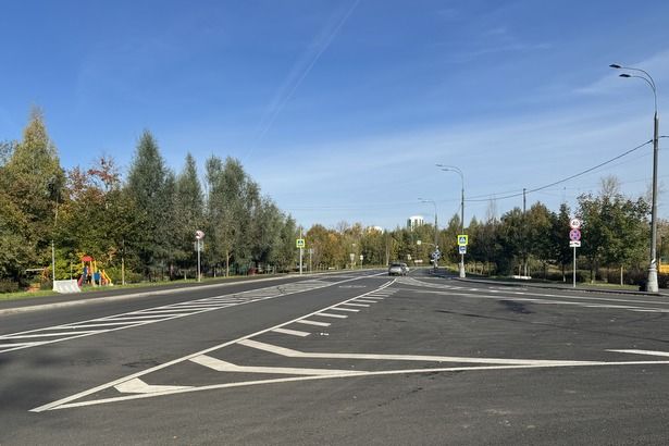 В ЖК «Зелёный бор» завершили благоустройство участка улицы Дмитрия Разумовского