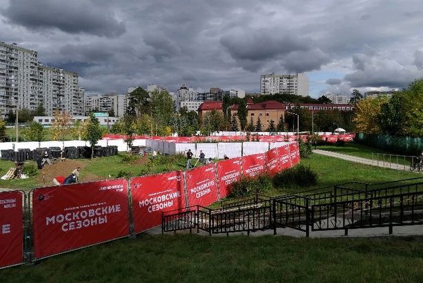 В 16-м микрорайоне Зеленограда началось обустройство фестивальной площадки