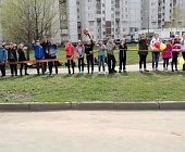 В честь Дня Победы жители Крюково растянули многокилометровую георгиевскую ленту