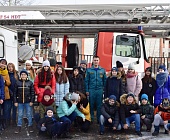 Учащиеся крюковской школы побывали в гостях у пожарных