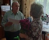 В районе Крюково с 90-летним юбилеем поздравили ветерана ВОВ