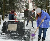 Сотрудники "М КЛУБа" приняли участие в патронатной уборке