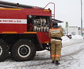 В Зеленоградском округе МЧС и ФСИН провели совместное учение  на  отработку действий при пожаре
