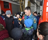 Учащиеся крюковской школы побывали в гостях у пожарных