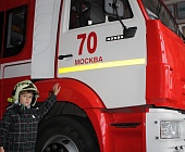 На базе 70 пожарно-спасательной части прошли интерактивные уроки- экскурсии