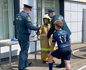Пожарные рассказали детям о своей профессии